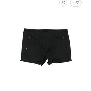 Cache Black Size 10 Cotton Spandex Shorts